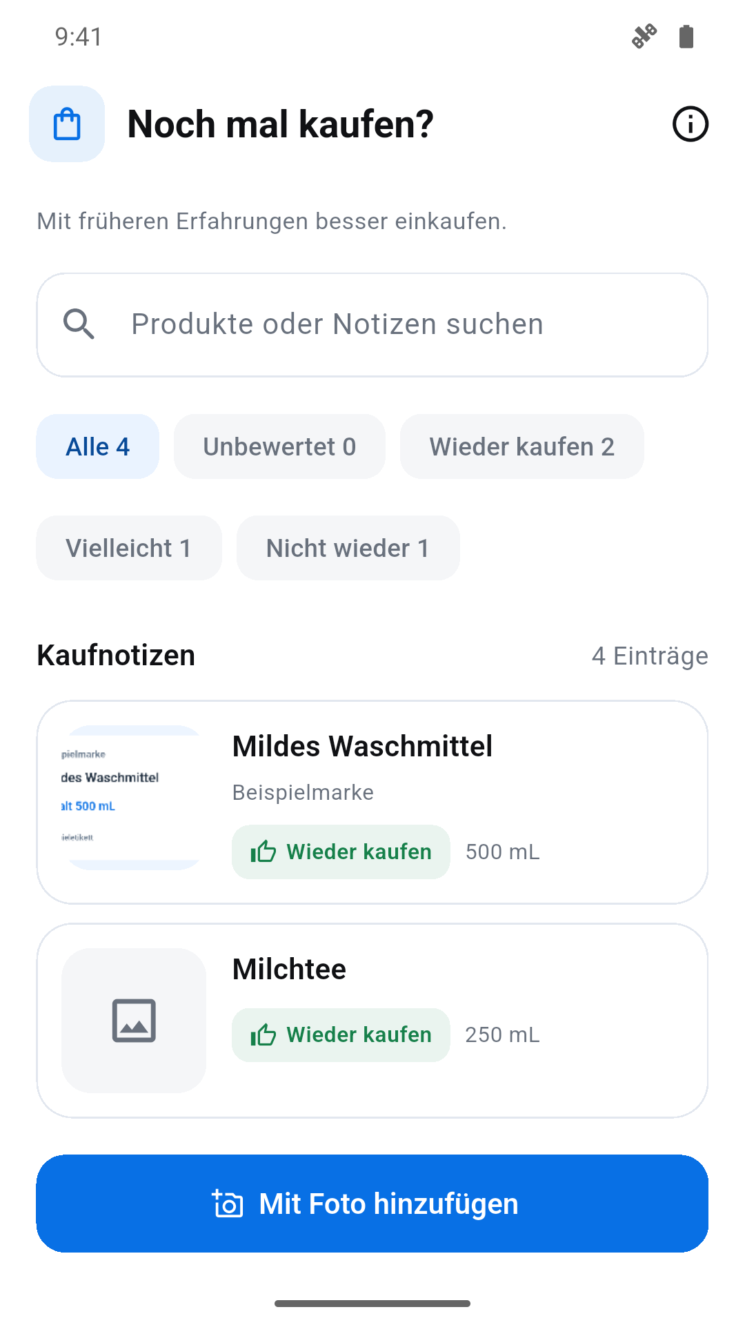 Noch mal kaufen?