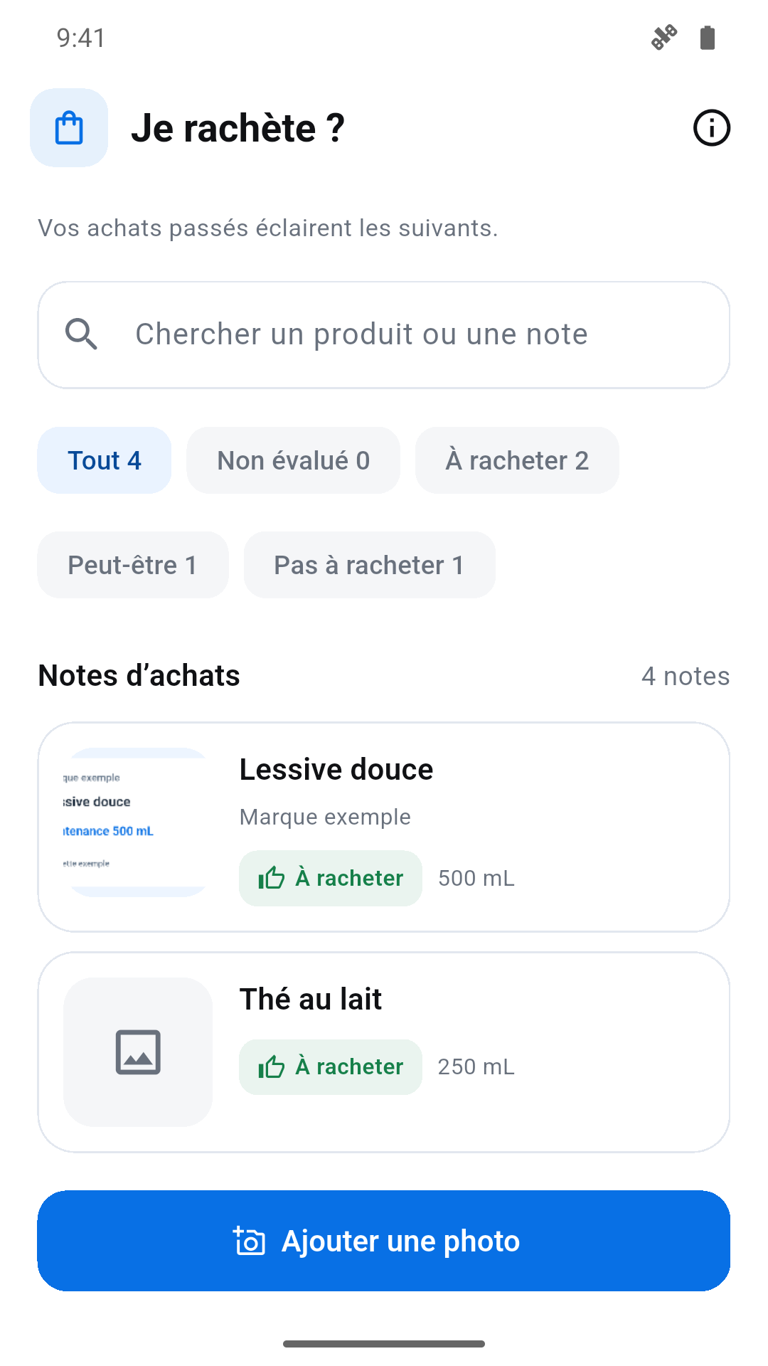 Je rachète ?