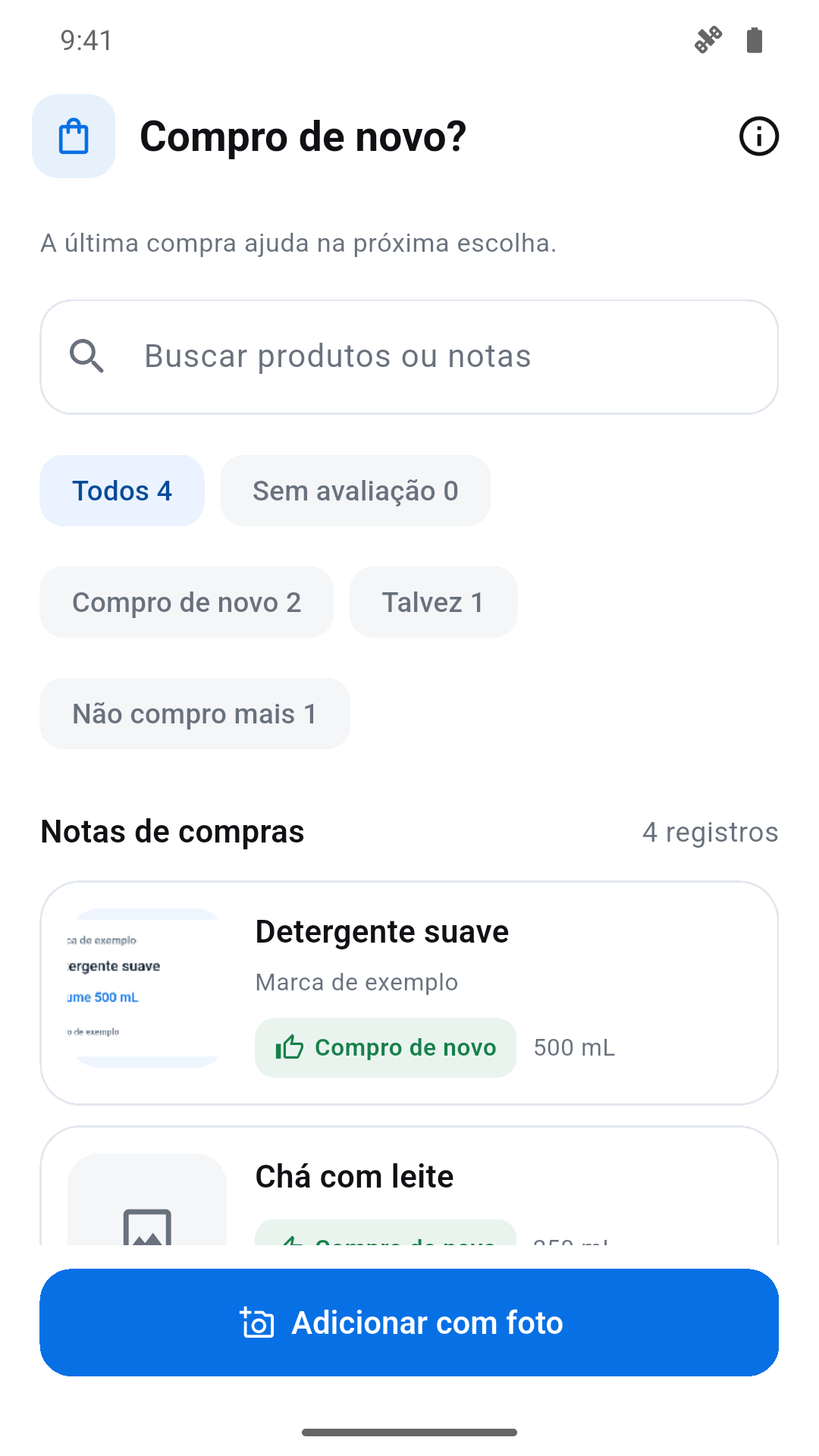 Compro de novo?