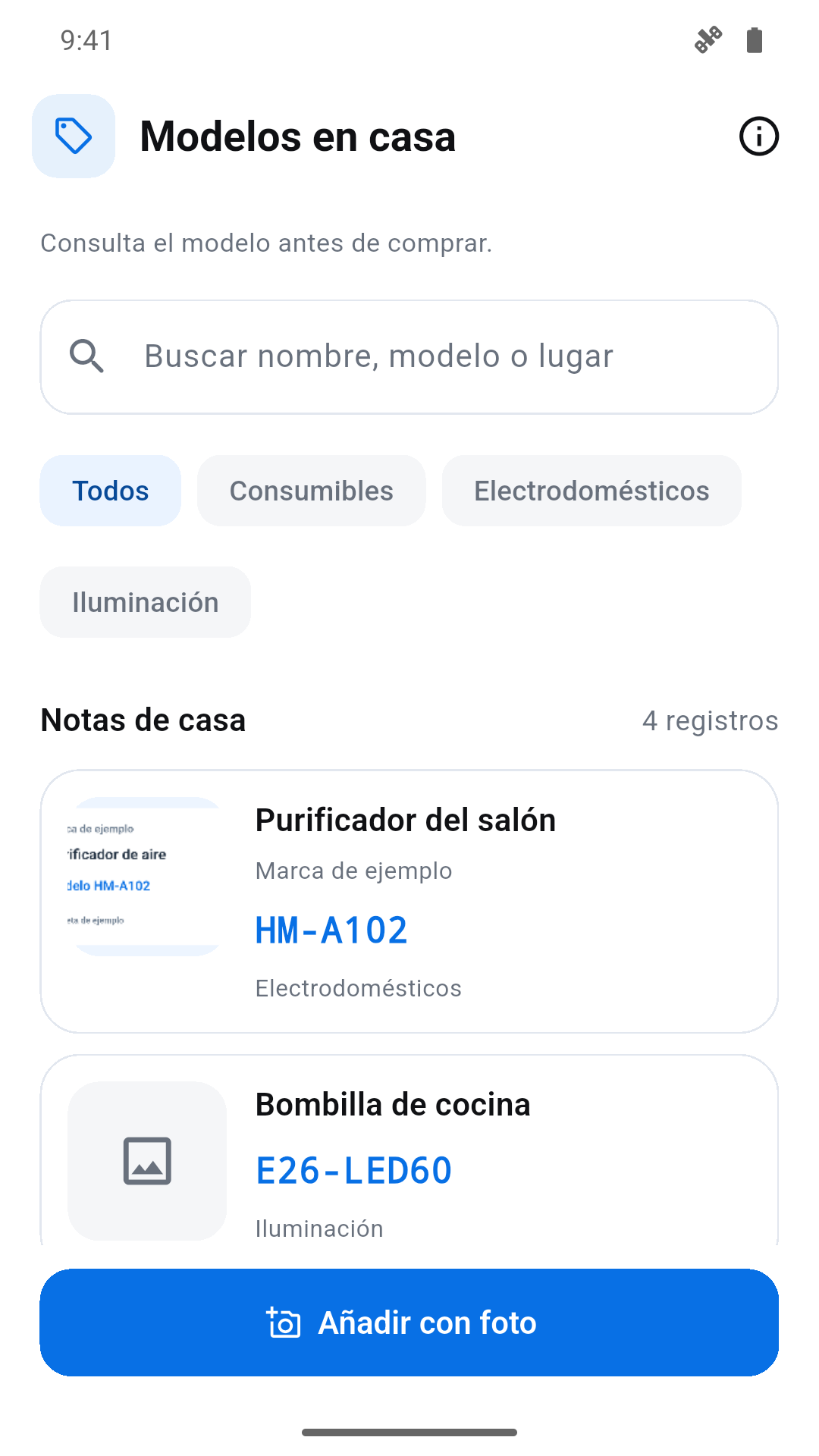 Modelos en casa