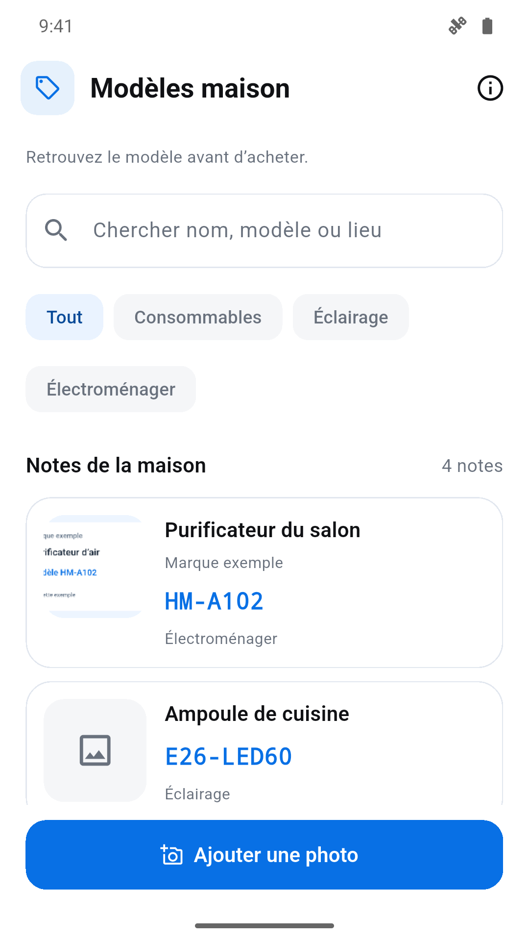Modèles maison