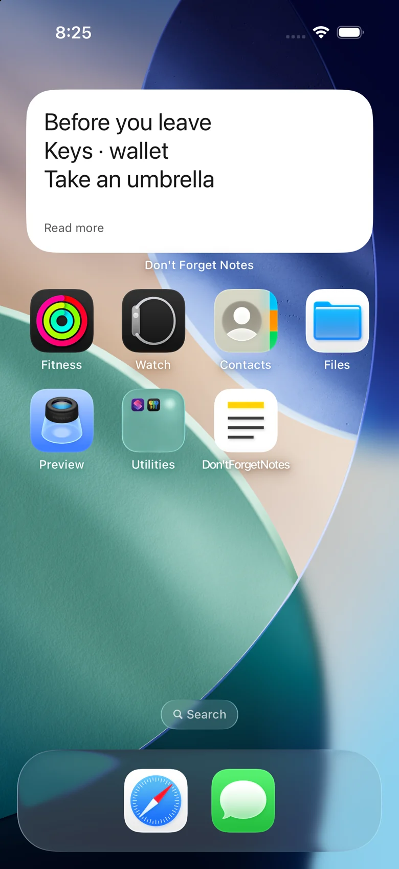 Home Screen